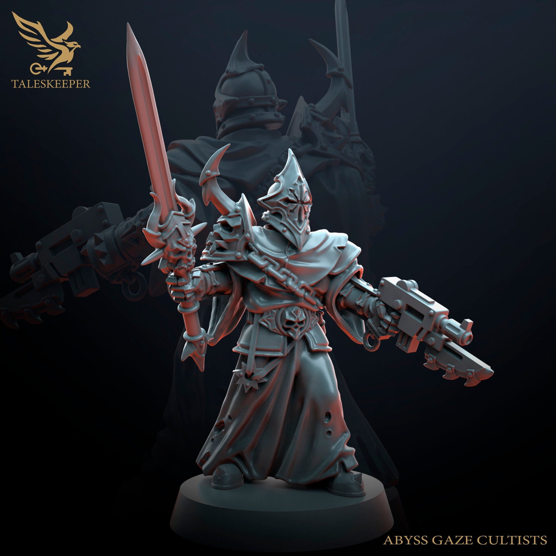 Cult of Abyss Gaze - Proxies / Cultists / Modular - by TalesKeeper - Tabletop Wargaming Miniature Sci-Fi Fantasy Daemon Proxy