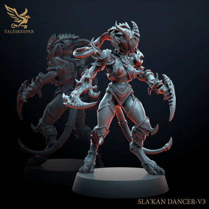 SlaKan Dancers - Proxies / Daemonic - by TalesKeeper - Tabletop Wargaming Miniature Sci-Fi/Fantasy/Daemon/Proxy