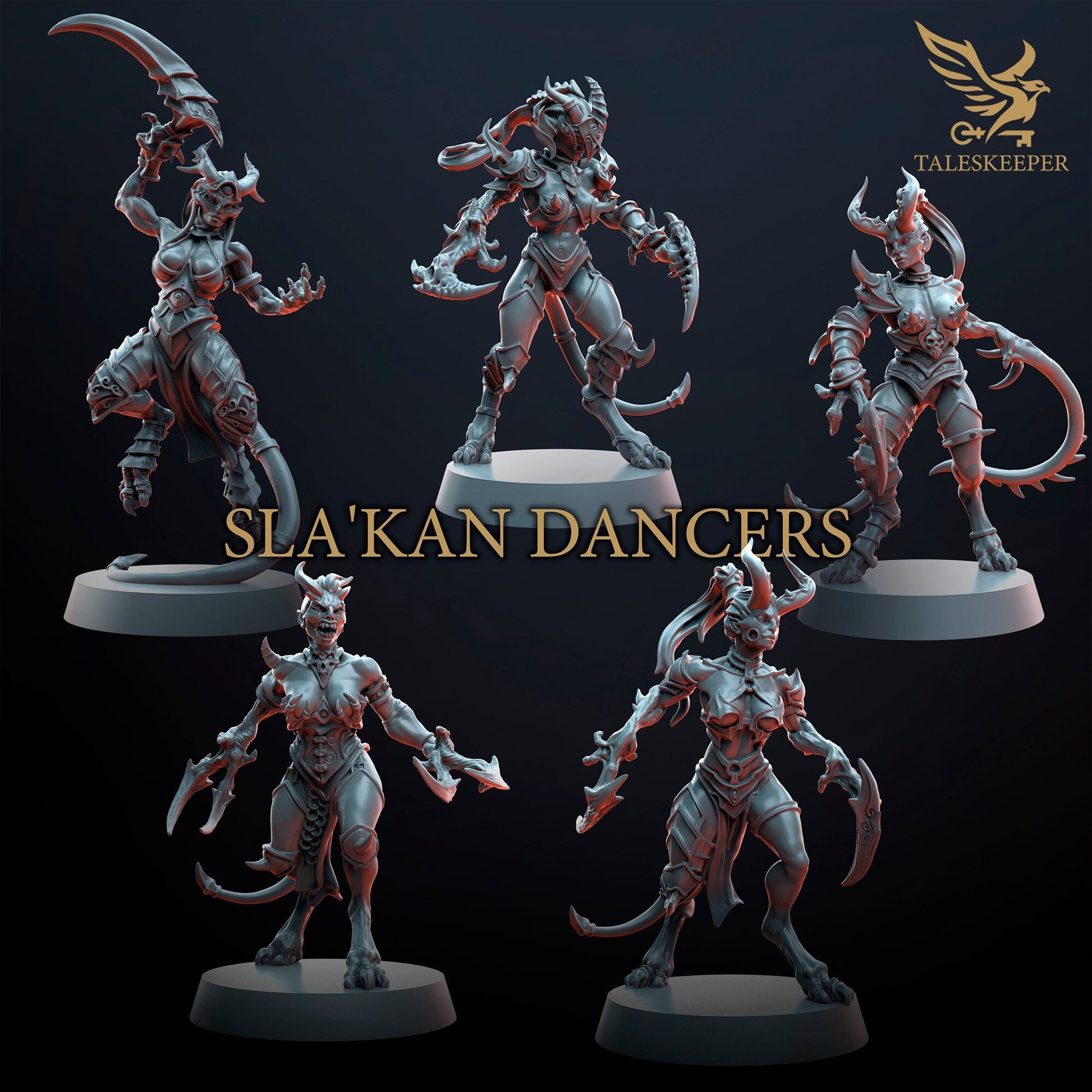 Squad of Sla&#39;Kan Dancers