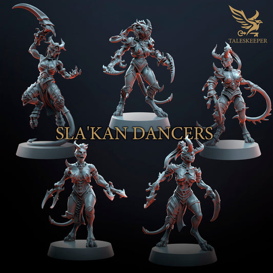 Squad of Sla&#39;Kan Dancers