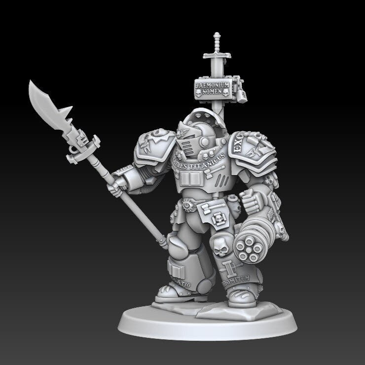 Silver Wardens - Heavy Soldier Squad - DMG Minis - Tabletop Wargaming Miniature Sci-Fi/Fantasy/Daemon/Proxy