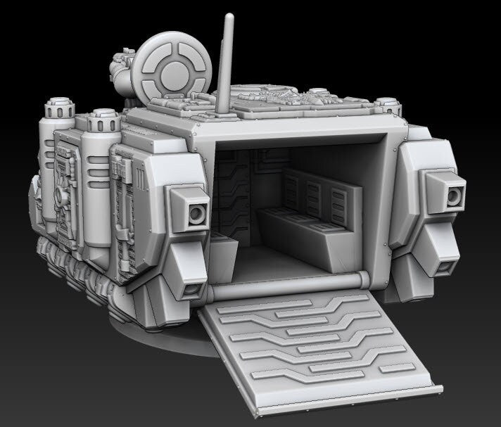 Silver Wardens - Ferox Grav Transport - DMG Minis - Tabletop Wargaming Miniature Sci-Fi/Tank/Proxy