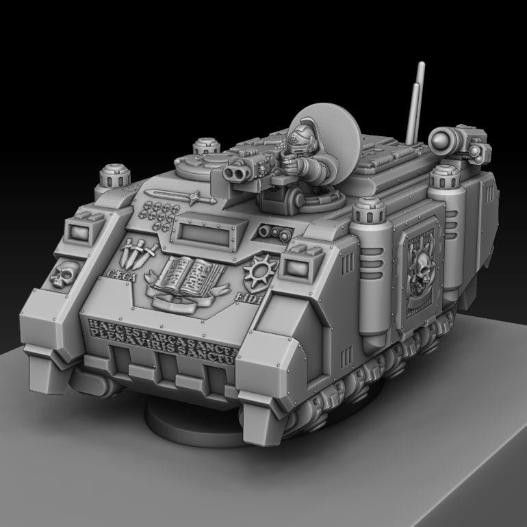 Silver Wardens - Ferox Grav Transport - DMG Minis - Tabletop Wargaming Miniature Sci-Fi/Tank/Proxy