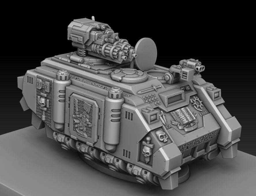 Silver Wardens - Ferox Grav Transport - DMG Minis - Tabletop Wargaming Miniature Sci-Fi/Tank/Proxy