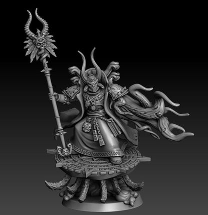 1K Hijos - Azt'Thulhu Grand Primus - DMG Minis - Tabletop Wargaming Miniature Sci-Fi/Chaos/Daemon/Sorcerer Proxy