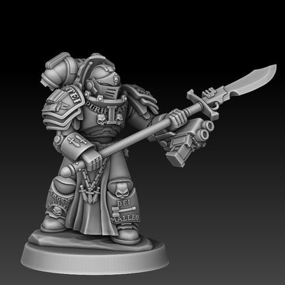 Silver Wardens - Force Soldiers - DMG Minis - Tabletop Wargaming Miniature Sci-Fi/Daemon/Proxy