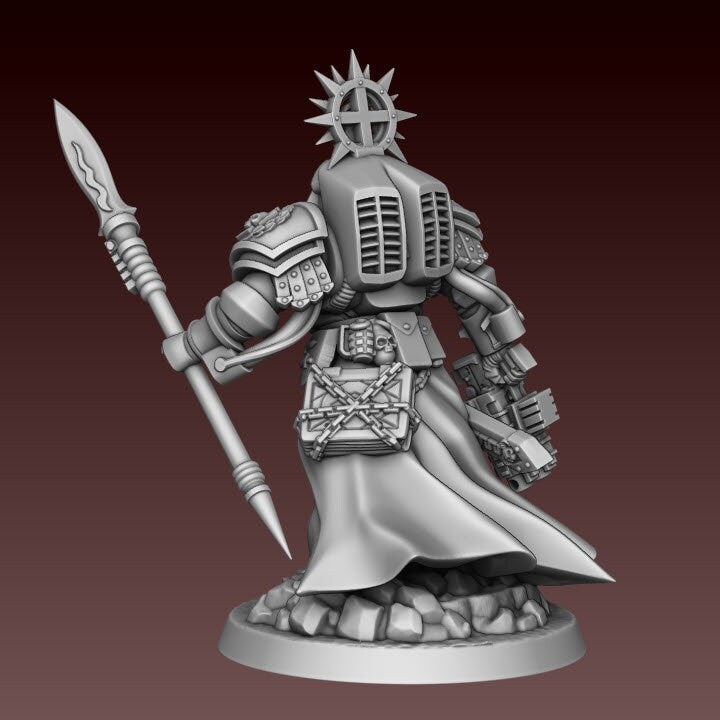 Sons of Spartania - Heavy Documentarian - DMG Minis - Tabletop Wargaming Miniature Sci-Fi/Fantasy/Chaos/Daemon/Proxy