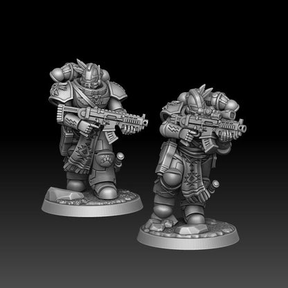 Standard Soldiers - DMG Minis - Tabletop Wargaming Miniature Sci-Fi/Fantasy/Chaos/Daemon/Proxy