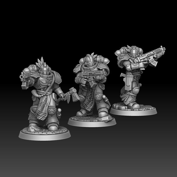 Standard Soldiers - DMG Minis - Tabletop Wargaming Miniature Sci-Fi/Fantasy/Chaos/Daemon/Proxy