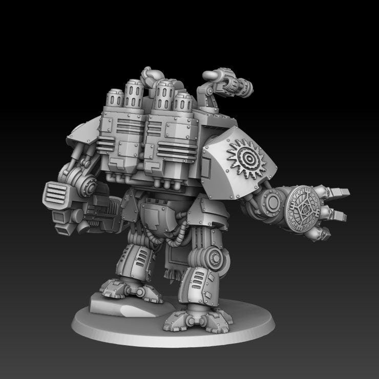 Guardians of the Path - Mech Warrior - DMG Minis - Tabletop Wargaming Miniature Sci-Fi/Fantasy/Chaos/Daemon/Proxy