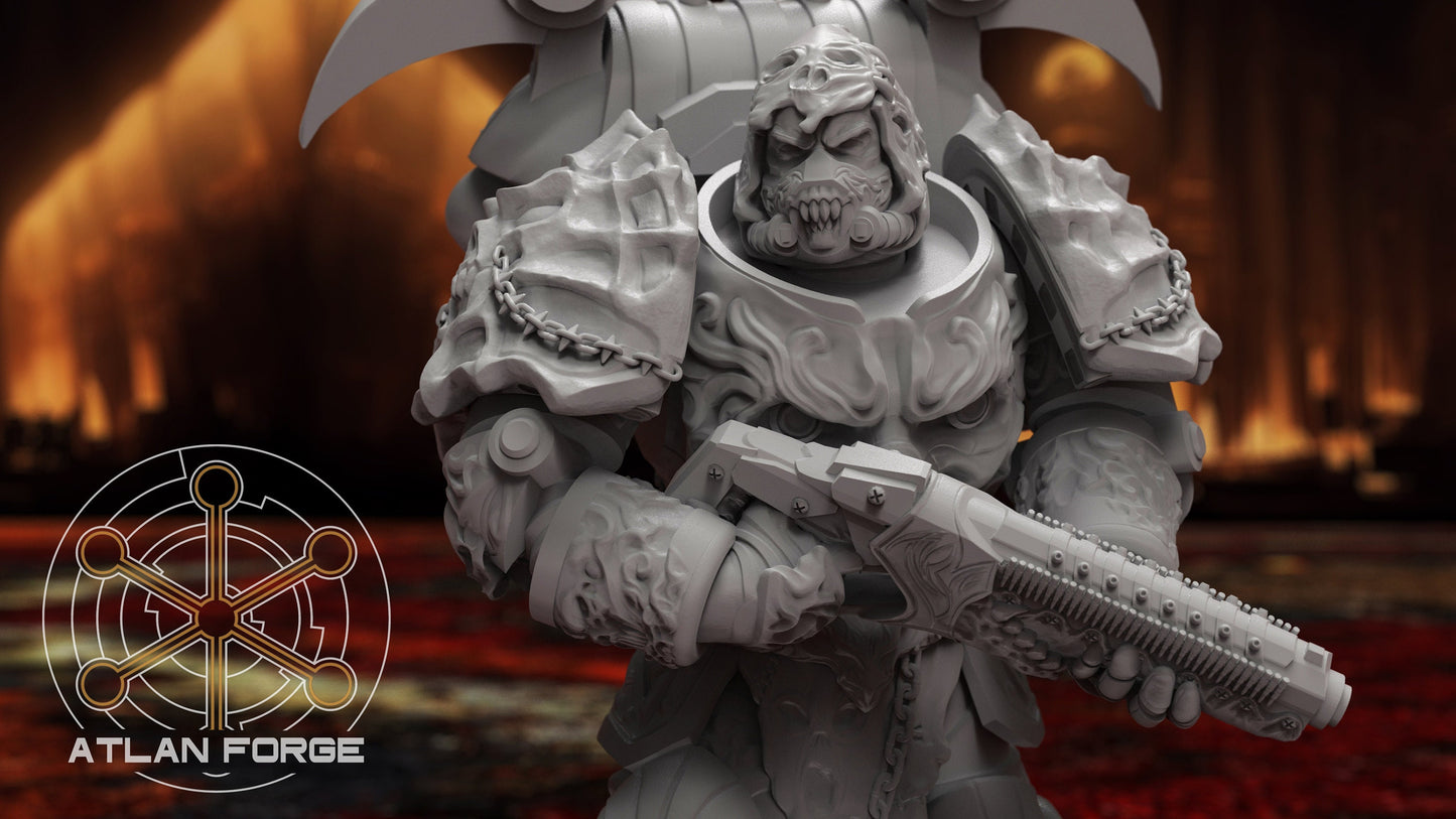 Nekramoroi Shades - Vampire Knights - Atlan Forge - Tabletop Wargaming Miniature Sci-Fi/Chaos/Daemon/Proxy/Modular