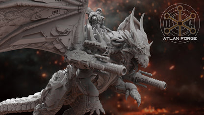 Dragon Knights Battle Dragon - Atlan Forge - Tabletop Wargaming Miniature Sci-Fi/Chaos/Daemon/Proxy/Modular