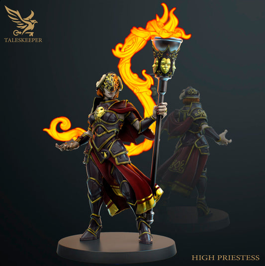 Strife Torch High Priestess - RPG - by TalesKeeper - Tabletop Wargaming Miniature Sci-Fi and Fantasy