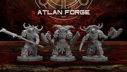 Champions of Hades - Atlan Forge - Tabletop Wargaming Miniature Sci-Fi/Chaos/Daemon/Proxy/Modular