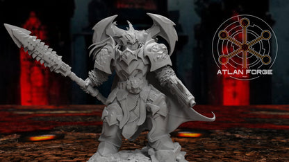 Nekramoroi Captain - Vampire Knights - Atlan Forge - Tabletop Wargaming Miniature Sci-Fi/Chaos/Daemon/Proxy/Modular