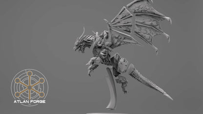 Dragon Knights Battle Dragon - Atlan Forge - Tabletop Wargaming Miniature Sci-Fi/Chaos/Daemon/Proxy/Modular