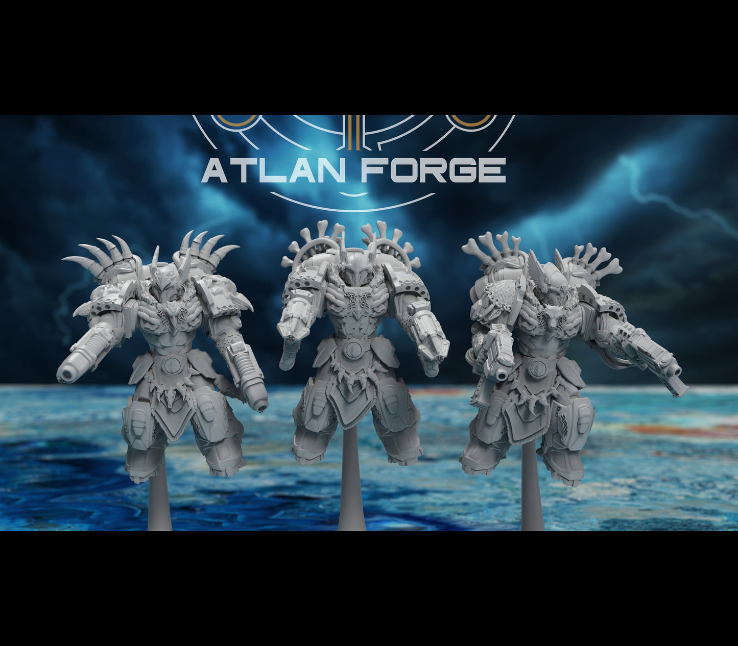 Asgardian Storm Aegis - Atlan Forge - Tabletop Wargaming Miniature Sci-Fi/Proxy/Modular