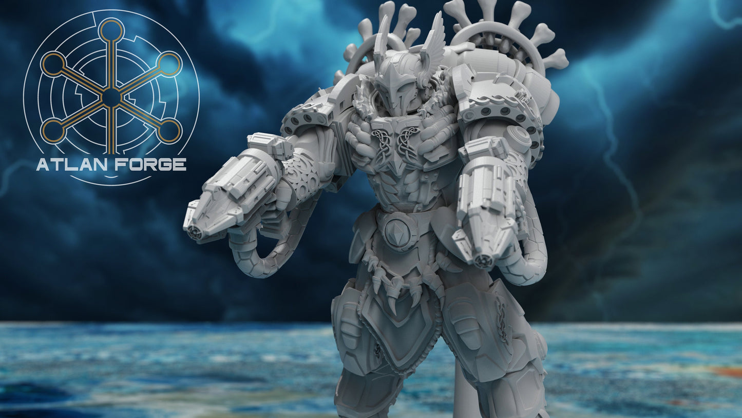 Asgardian Storm Aegis - Atlan Forge - Tabletop Wargaming Miniature Sci-Fi/Proxy/Modular