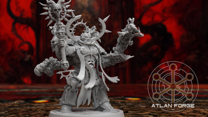 Dark Disciple of Hades - Atlan Forge - Tabletop Wargaming Miniature Sci-Fi Proxy Chaos Modular