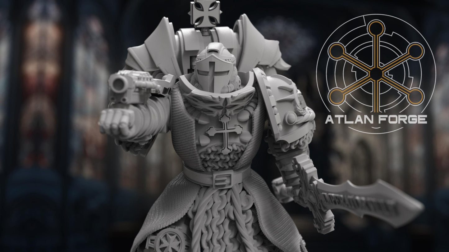 Templar Paladins - Atlan Forge - Tabletop Wargaming Miniature Sci-Fi/Proxy/Modular