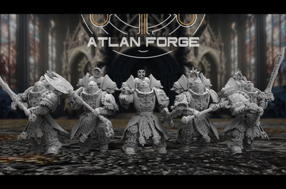 Templar Paladins - Atlan Forge - Tabletop Wargaming Miniature Sci-Fi/Proxy/Modular