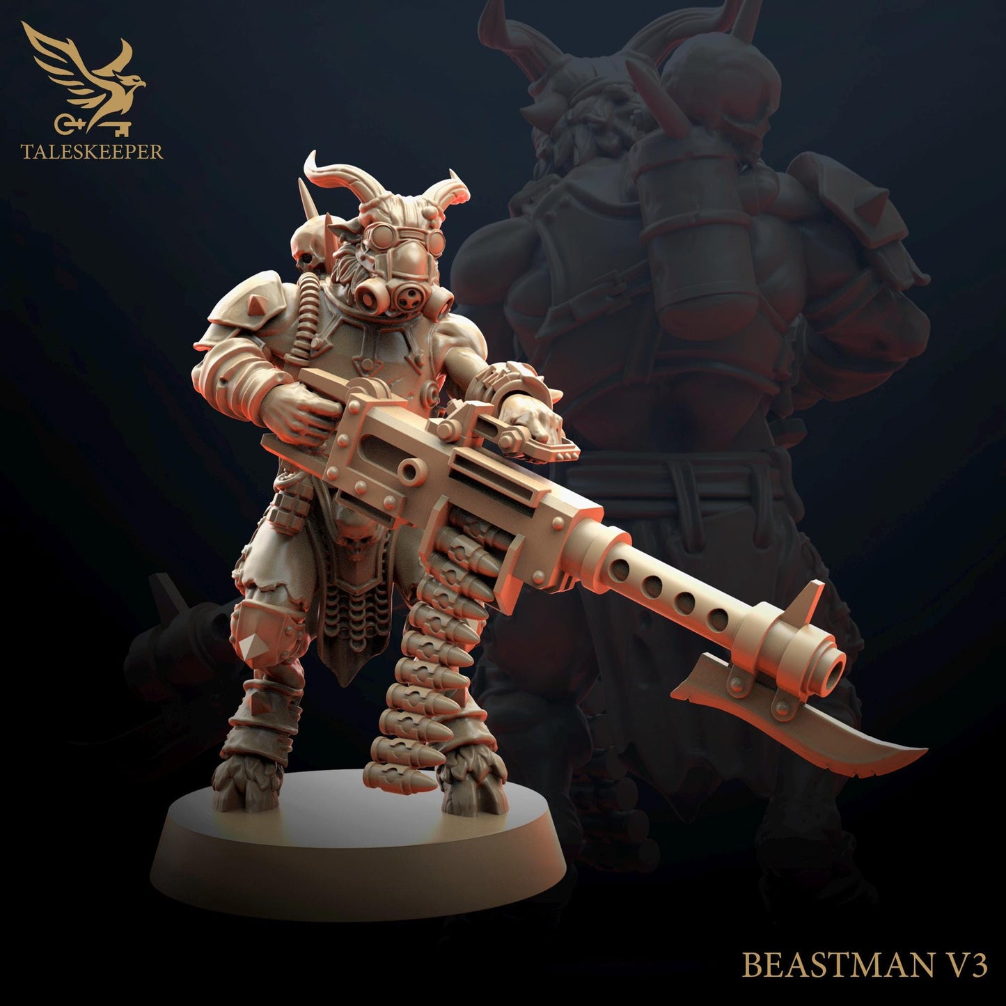 Beastmen Cultists - by TalesKeeper - Tabletop Wargaming Miniature Sci-Fi Chaos Fantasy Daemon Proxy