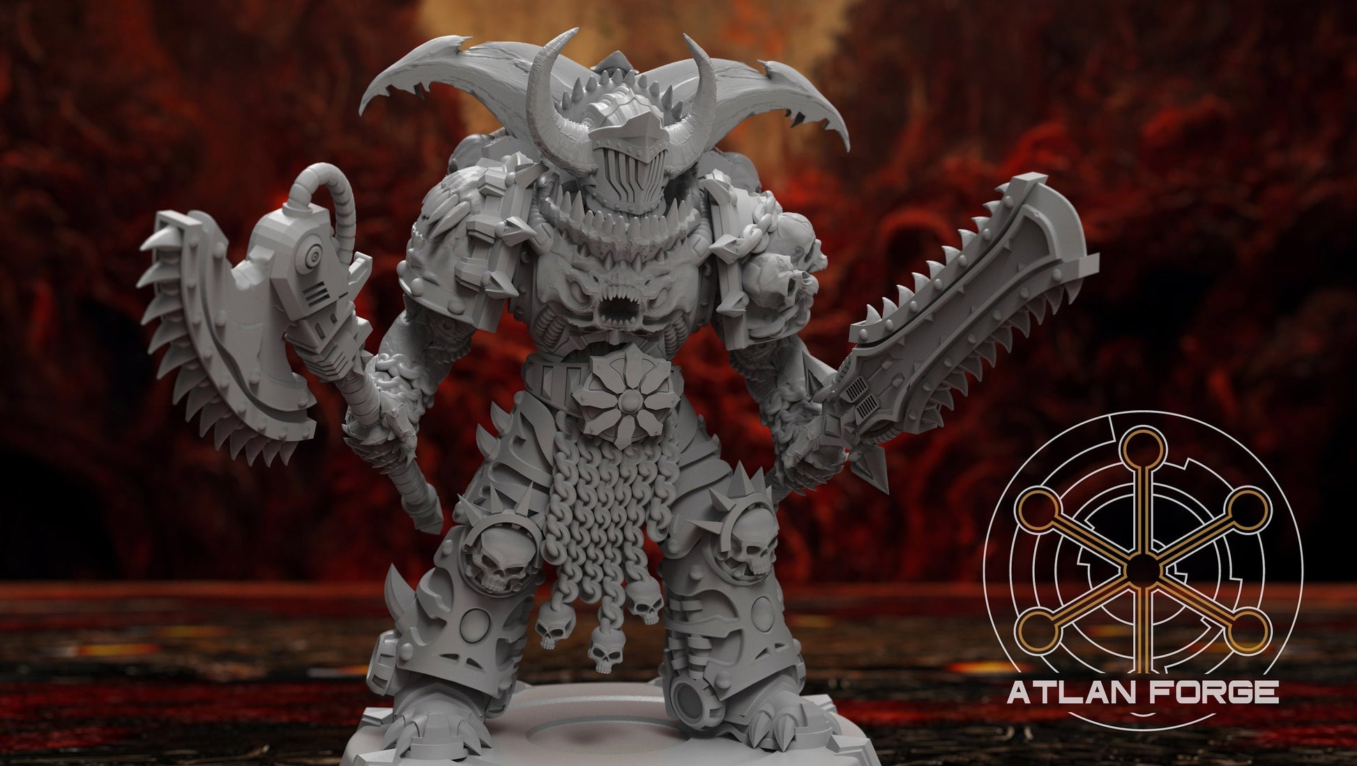 Champions of Hades - Atlan Forge - Tabletop Wargaming Miniature Sci-Fi/Chaos/Daemon/Proxy/Modular