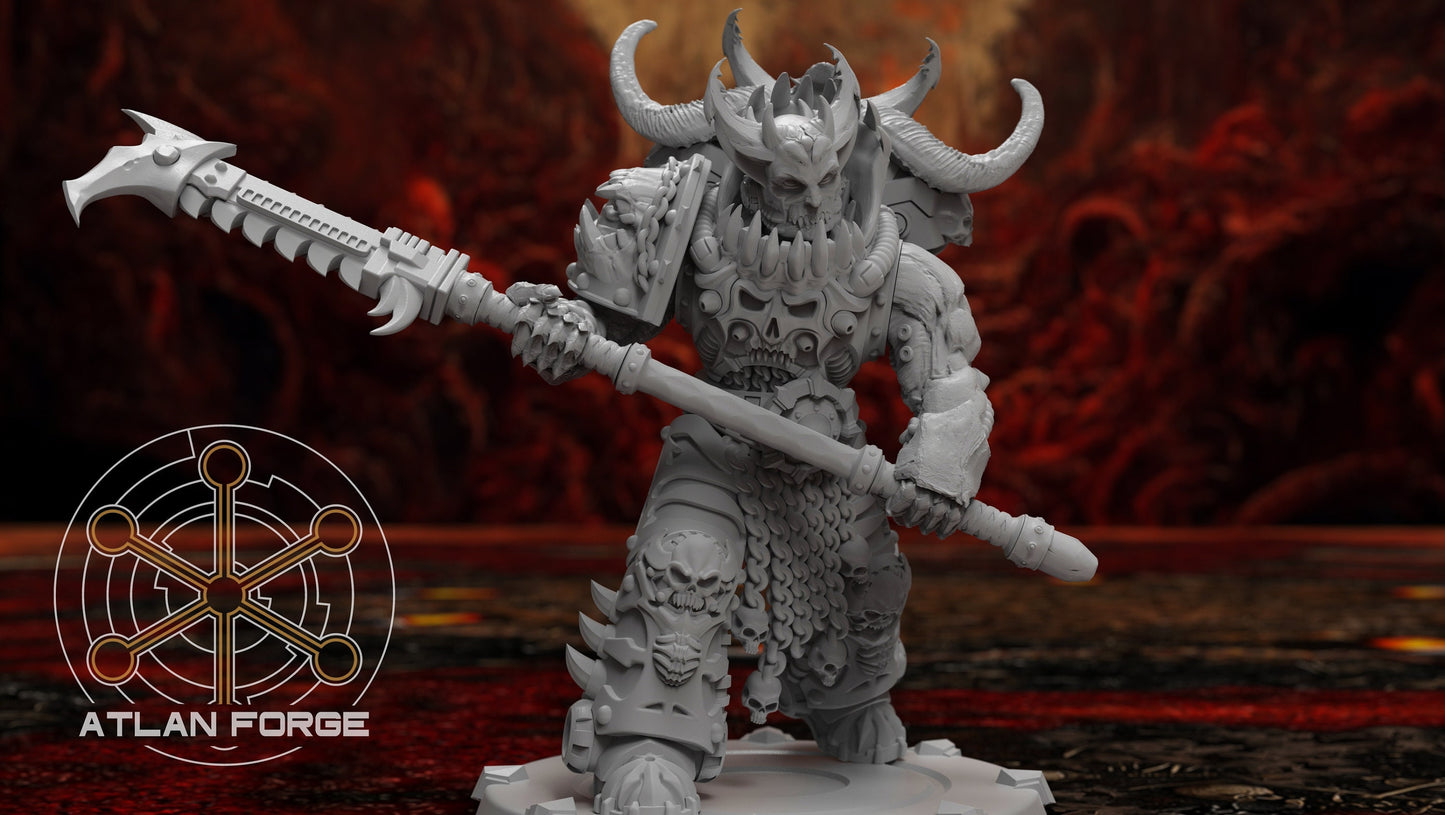 Champions of Hades - Atlan Forge - Tabletop Wargaming Miniature Sci-Fi/Chaos/Daemon/Proxy/Modular