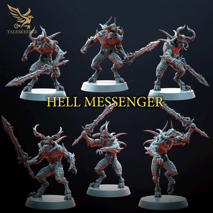 NEW! Hell Messengers - Proxies / Daemons / Blood - by TalesKeeper - Tabletop Wargaming Miniature Sci-Fi Fantasy Daemon Proxy 32mm