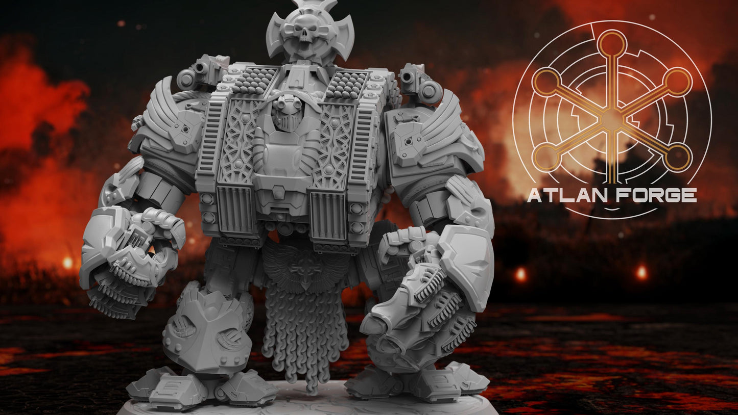 Templar Crusader Dreadnought - Atlan Forge - Tabletop Wargaming Miniature Sci-Fi/Proxy/Modular