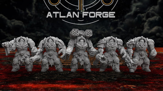 Hades Thanatoi - Atlan Forge - Tabletop Wargaming Miniature Sci-Fi Chaos Daemon Proxy Modular