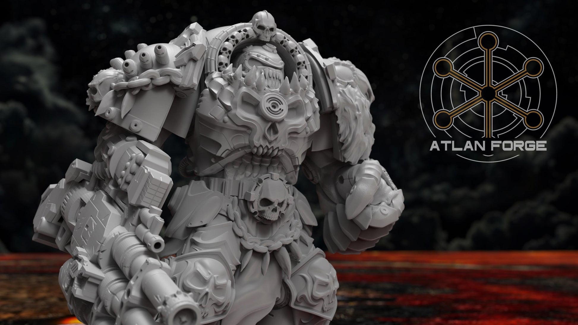 Hades Thanatoi - Atlan Forge - Tabletop Wargaming Miniature Sci-Fi Chaos Daemon Proxy Modular