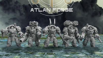 Angelic Dominators - Atlan Forge - Tabletop Wargaming Miniature Sci-Fi/Proxy/Modular