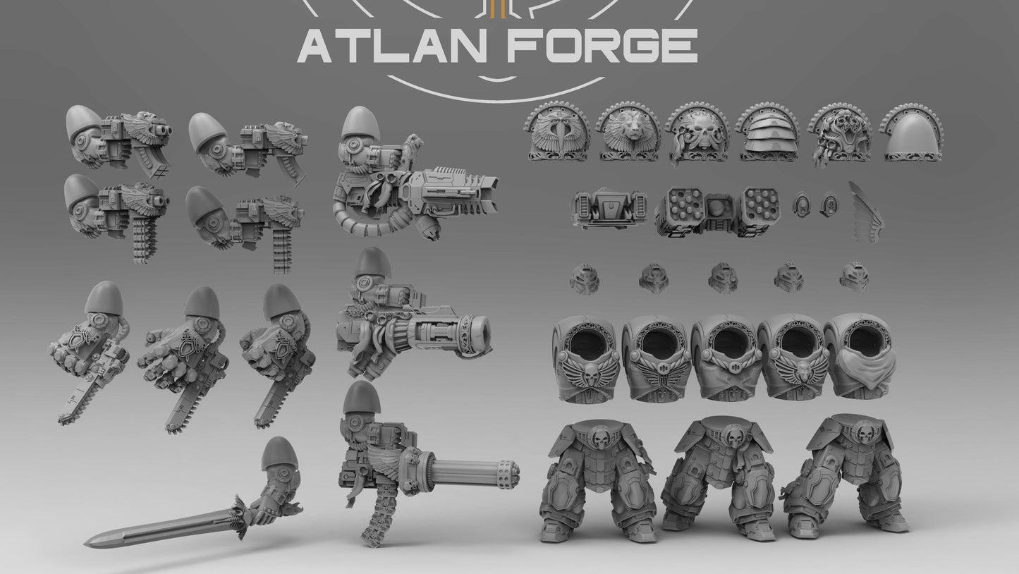 Angelic Dominators - Atlan Forge - Tabletop Wargaming Miniature Sci-Fi/Proxy/Modular