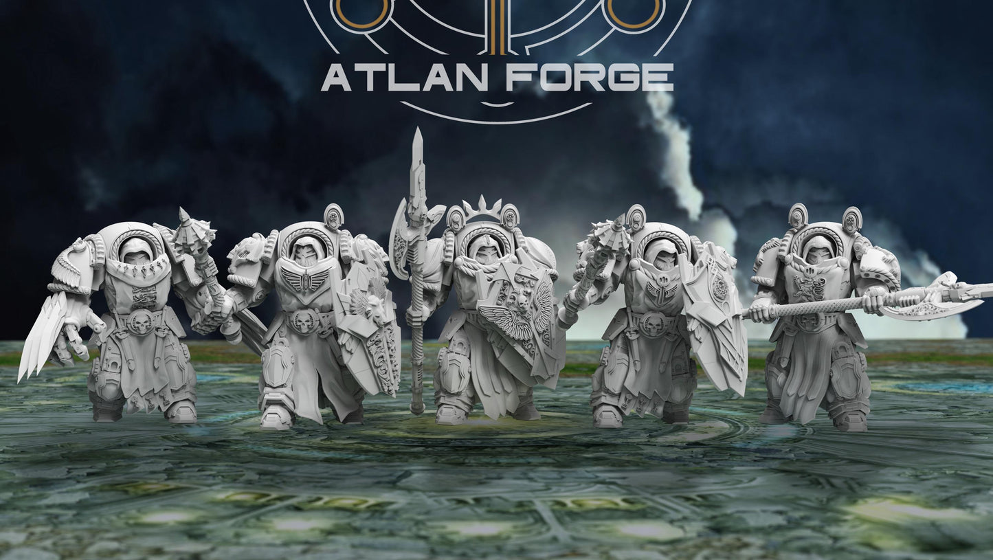 Angelic Assault Dominators - Atlan Forge - Tabletop Wargaming Miniature Sci-Fi/Proxy/Modular