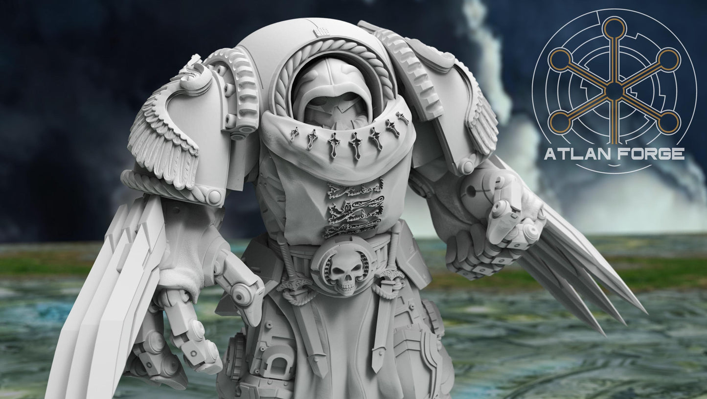 Angelic Assault Dominators - Atlan Forge - Tabletop Wargaming Miniature Sci-Fi/Proxy/Modular