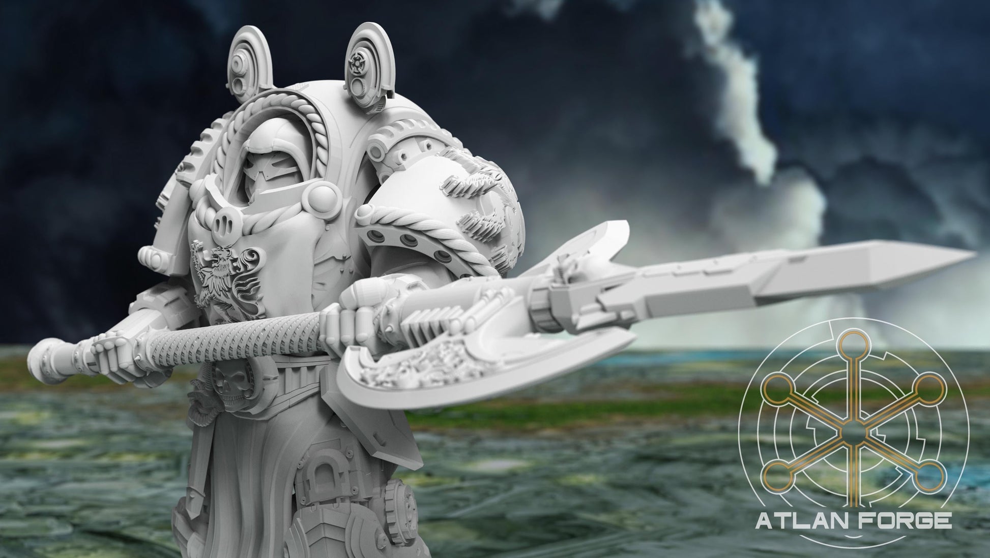 Angelic Assault Dominators - Atlan Forge - Tabletop Wargaming Miniature Sci-Fi/Proxy/Modular