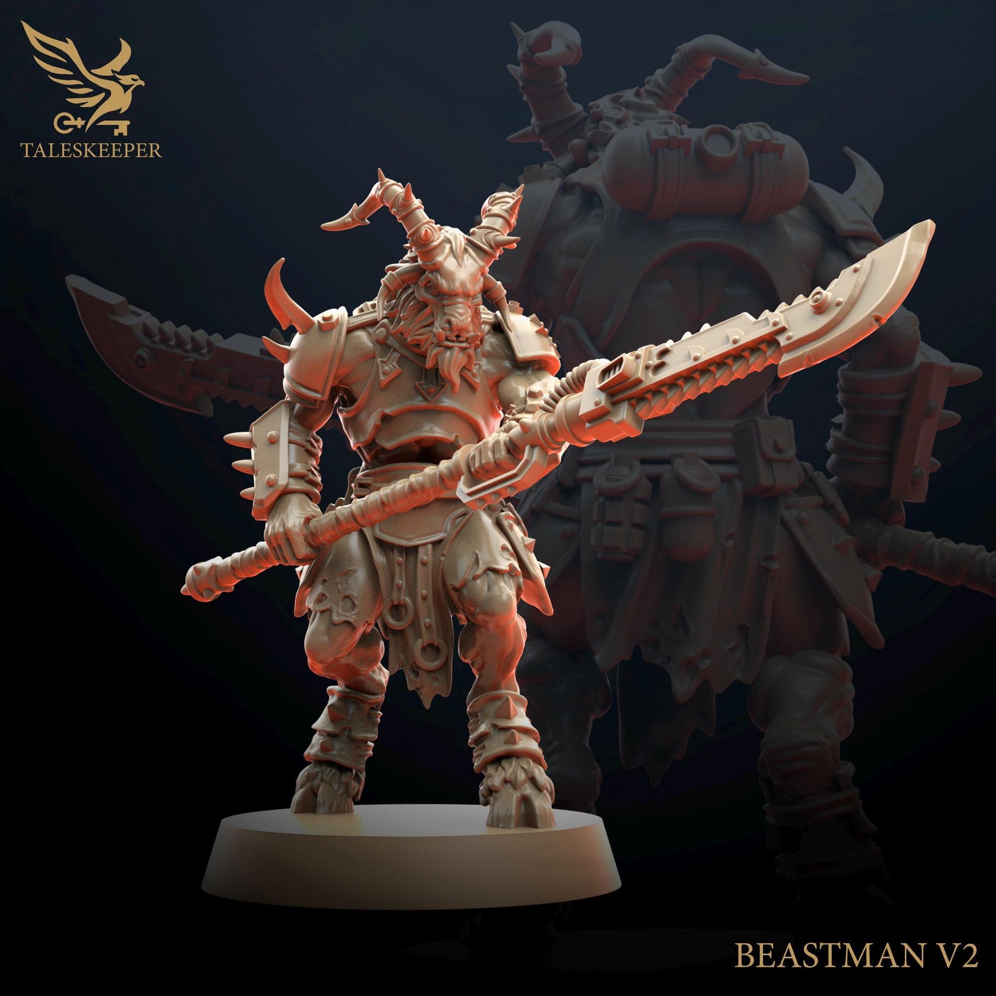 Beastmen Cultists - by TalesKeeper - Tabletop Wargaming Miniature Sci-Fi Chaos Fantasy Daemon Proxy