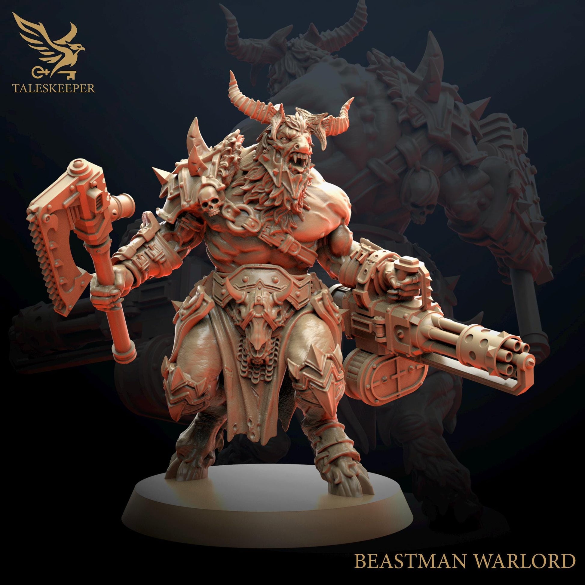 Beastmen Cultists - by TalesKeeper - Tabletop Wargaming Miniature Sci-Fi Chaos Fantasy Daemon Proxy