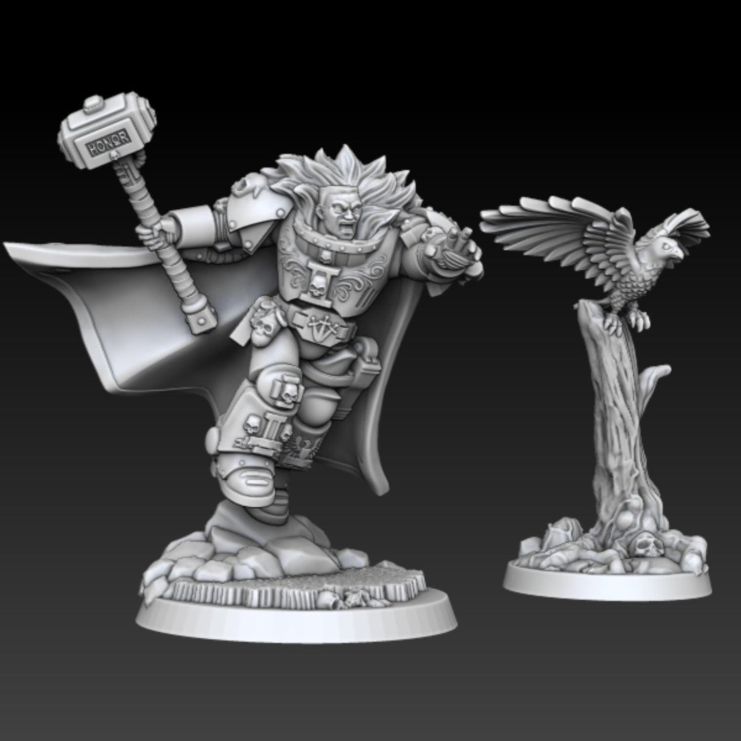 Inquisitor Cortez in Heavy Armour - DMG Minis - Tabletop Wargaming Miniature Grim Dark/Sci-Fi/Proxy