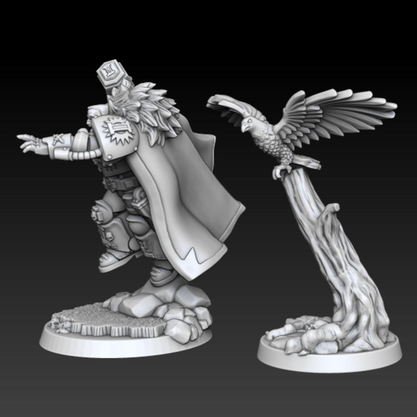 Inquisitor Cortez in Heavy Armour - DMG Minis - Tabletop Wargaming Miniature Grim Dark/Sci-Fi/Proxy