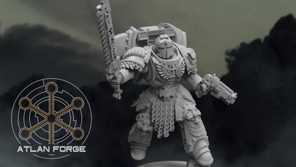 Templar Knight Warhawks - Atlan Forge - Tabletop Wargaming Miniature Sci-Fi Proxy Modular