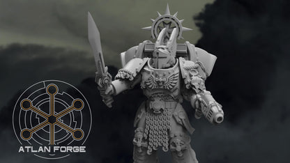 Templar Knight Warhawks - Atlan Forge - Tabletop Wargaming Miniature Sci-Fi Proxy Modular