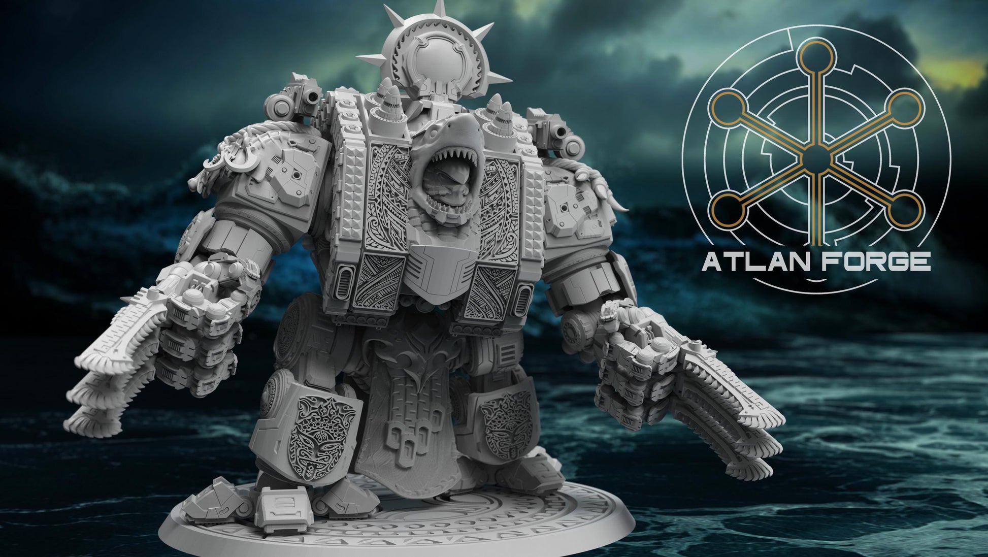 Wai Toa Wandering Ancestors Dreadnought - Atlan Forge - Tabletop Wargaming Miniature Sci-Fi/Proxy/Modular