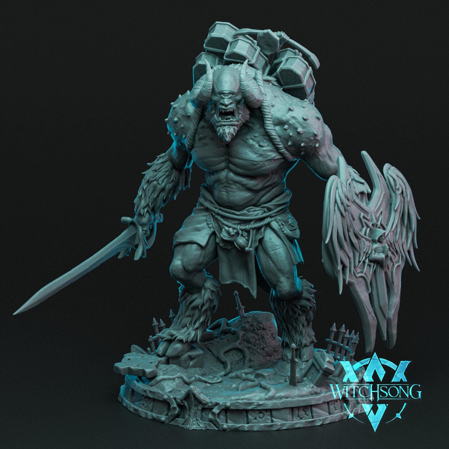 Tombsacker Cyclops by Witchsong Miniatures - RPG | DnD