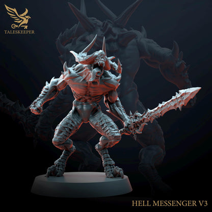 NEW! Hell Messengers - Proxies / Daemons / Blood - by TalesKeeper - Tabletop Wargaming Miniature Sci-Fi Fantasy Daemon Proxy 32mm