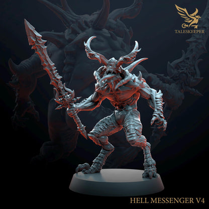 NEW! Hell Messengers - Proxies / Daemons / Blood - by TalesKeeper - Tabletop Wargaming Miniature Sci-Fi Fantasy Daemon Proxy 32mm