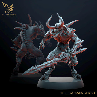 NEW! Hell Messengers - Proxies / Daemons / Blood - by TalesKeeper - Tabletop Wargaming Miniature Sci-Fi Fantasy Daemon Proxy 32mm