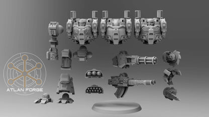 NEW! Velox Pattern Dreadnought - Atlan Forge - Tabletop Wargaming Miniature Sci-Fi/Proxy/Modular