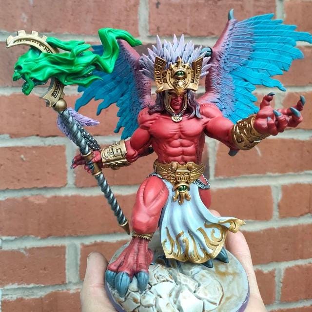 1K Hijos - Prime Magus Rojo - DMG Minis - Tabletop Wargaming Miniature Sci-Fi/Fantasy/Chaos/Daemon/Proxy